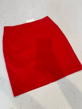 H&M Bright Red Mini Skirt